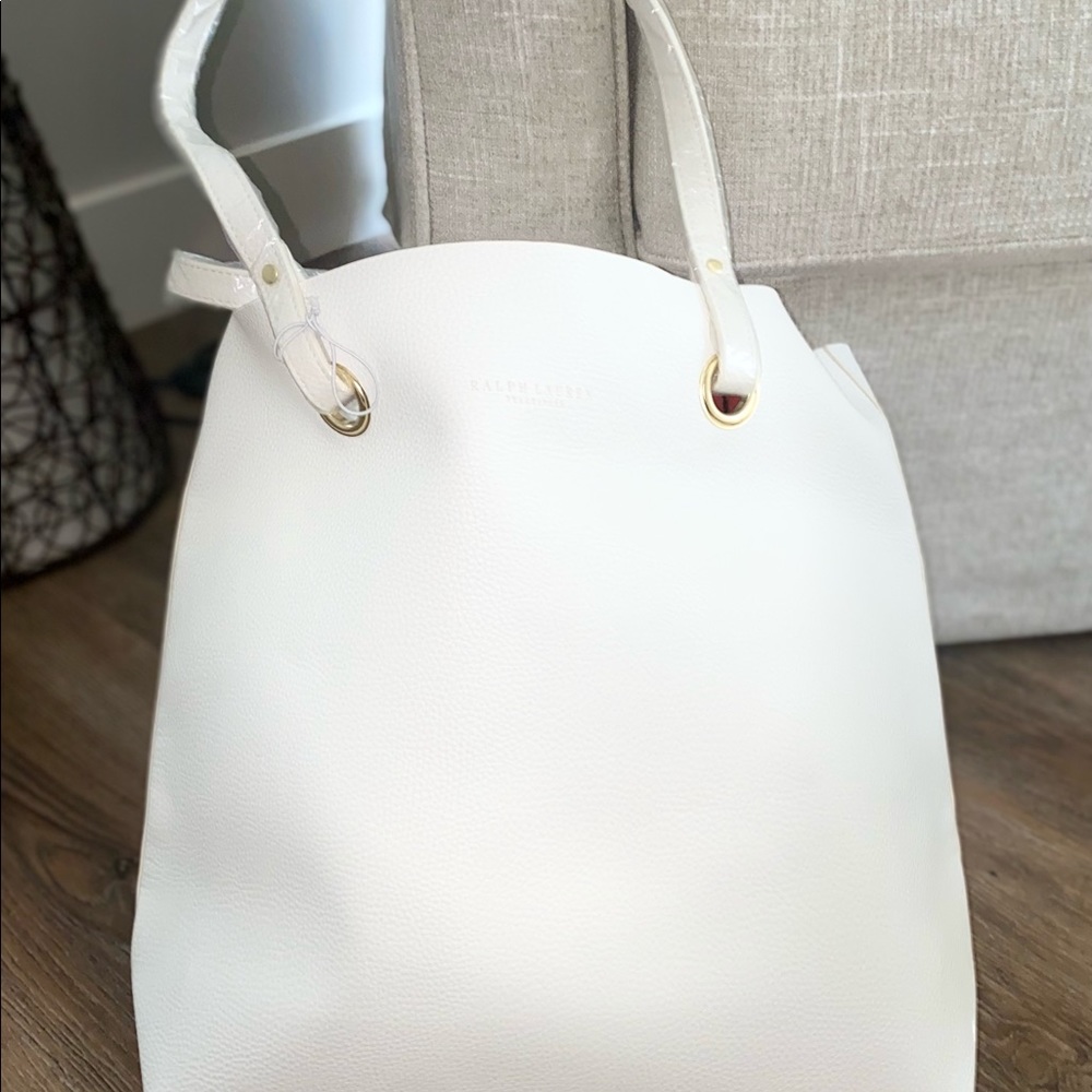 Ralph Lauren White Tote